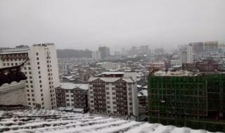 湖南怀化遇特大暴雪